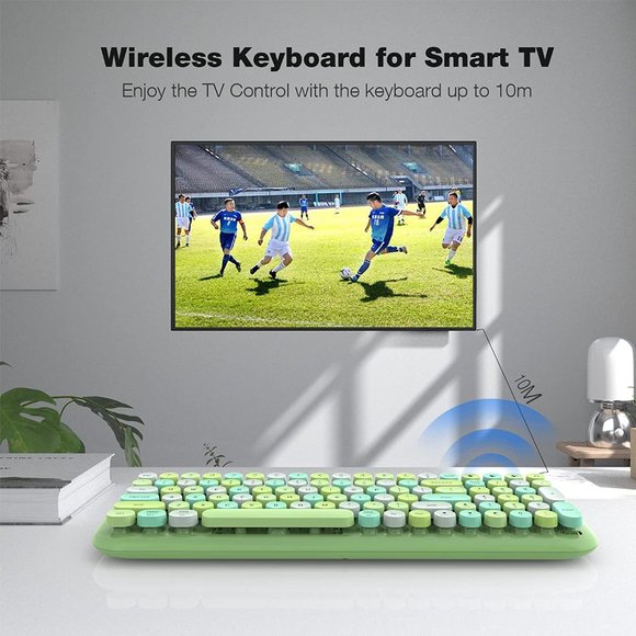 MOFII Wireless Keyboard and Mouse Combo,  retro *NEW* - Picture 2 of 7